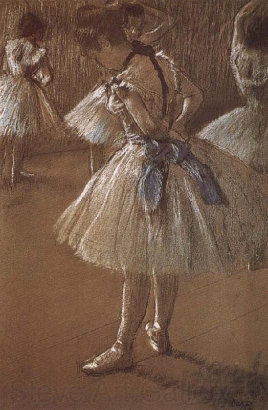 Edgar Degas Dress rehearsal Dancer Spain oil painting art